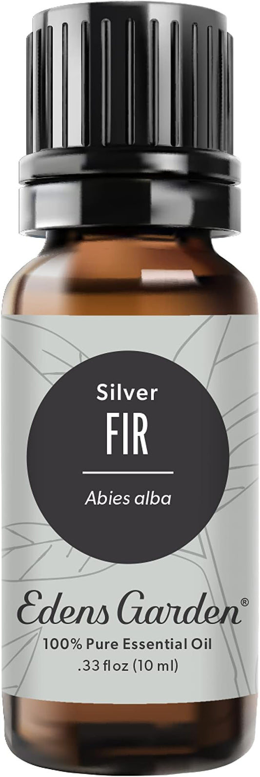 Edens Garden Fir- Silver Essential Oil- 100% Pure Premium Grade, Undiluted, Natural, Therapeutic, Aromatherapy, The Best for Diffuser, Candle, Laundry, Humidifiers 10 ml (.33 fl oz)