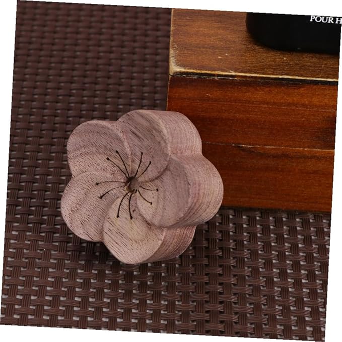 Artibetter Wood Aroma Diffuser for Essential Oils, Plum Blossom Scented Aromatherapy Diffuser Wood, Walnut Material for Home and Office Relaxation and Sleep