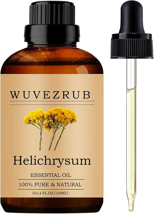Helichrysum Essential Oil - 120ML Pure and Natural for Aromatherapy Diffuser - 4 Fl Oz