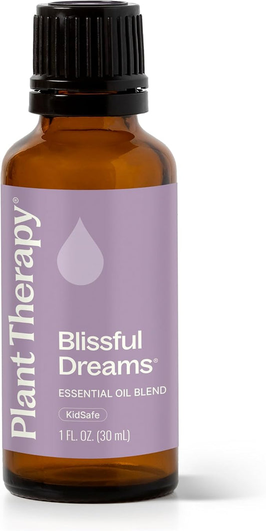 Plant Therapy Blissful Dreams Essential Oil Blend, 30 mL (1 oz), 100% Pure, Undiluted, Natural Aromatherapy for Promoting A Good Night's Sleep