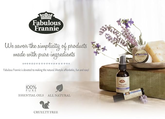 Fabulous Frannie Easy Breathzy All Natural Essential Oil Healing Balm made with Sunflower Oil, Coconut Oil, Shea Butter, Beeswax, Soy Wax, Aloe Vera and Pure Essential Oils 3.5oz Tin