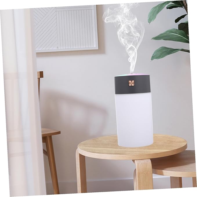 NUOBESTY Multipurpose USB Desktop Air Freshener Humidifier with Essential Oil Diffuser Portable Low-Noise Vehicle Aromatherapy Mist Maker for Bedroom Office Travel Moisturizing Dry Skin