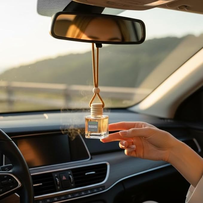 Car Diffuser Oil Refill 1 oz – Essential Oil Car Air Freshener Refill for Hanging Car Diffuser, Long Lasting Fragrance Oil, Phthalate Free, Multiple Scents. | Iced Vanilla Woods