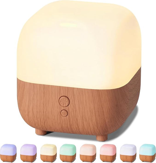 InnoGear 150ml Essential Oil Diffuser, 5-in-1 Diffusers for Home Scent Mother's Gift 8 LED Color Aromatherapy Diffuser Air Desk Mini Humidifier Small Vaporizer Aroma Diffuser, Medium