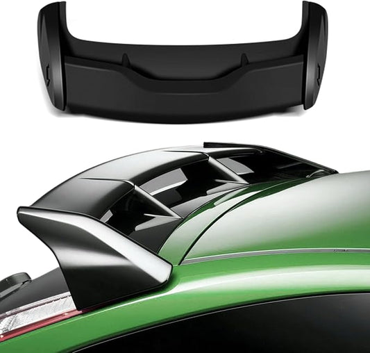 SCITOO Matte Black Roof Spoiler Body Kit Compatible with 2013-2021 for Ford Focus Hatchback Rear Window Roof Spoiler Splitter Chin Exterior Diffuser