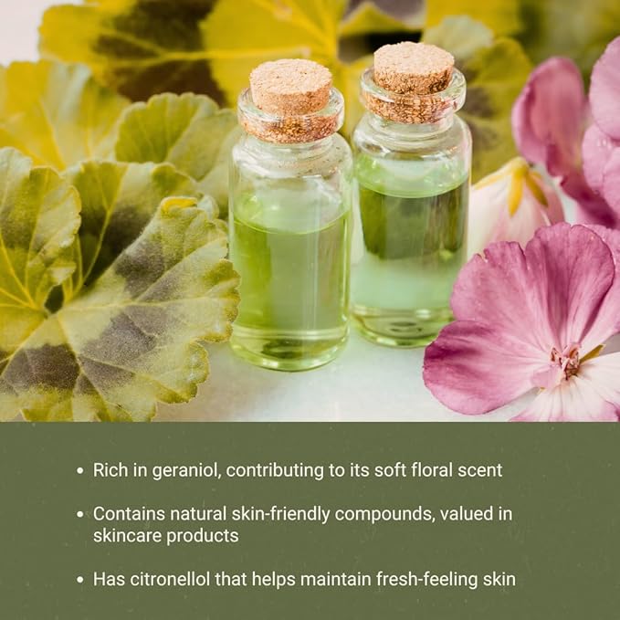 Geranium Essential Oil - Direct from Egypt Nile Delta - Pure Essential Oils for Body, Skincare & Balance - Natural Aceite de Geranio - 100% Pure Therapeutic Grade (15ml)