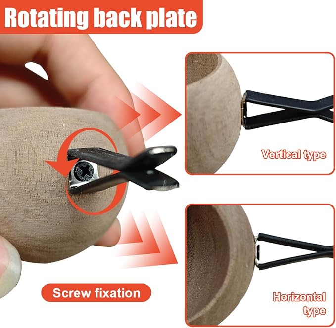 Wood Ball Car Essential Oil Diffuser, Car Dashboard Air Vent Trim Clips, Vintage Design Automotive Interior Decoration for Office, Home (2PCS)