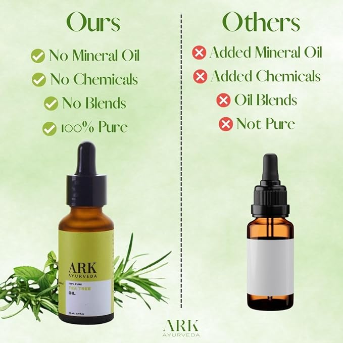 100% Pure Tea Tree Oil | Natural Skin & Acne Care, Cleansing Aromatherapy Oil for Blemishes, Scalp & Nail Health, Undiluted Therapeutic Grade – 1 fl oz, 30 ML