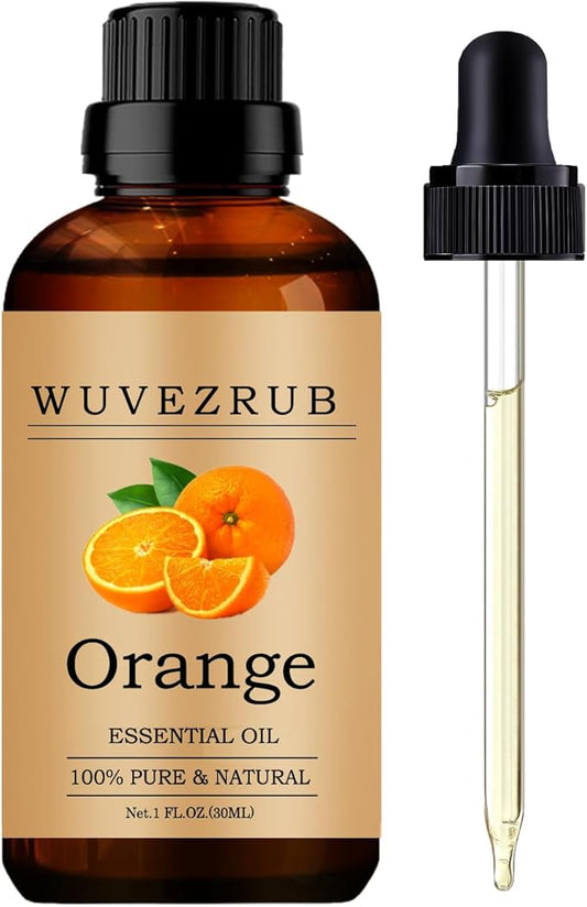 Orange Essential Oils, 30ML Pure and Natural Essential Oil for Aromatherapy Diffuser - Orange /1 Fl Oz