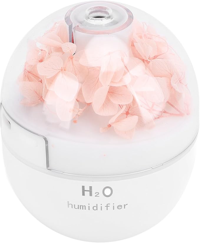 Yoidesu 120ml Cool Mist Humidifier, RGB Upgrade Diffusers for Home, Auto Shut Off, Ultrasound Atomization, Dual Mist Mode for Winter, Bedroom, Silent Running (Pink)