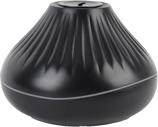 Essential Oil Diffuser, 160Ml 7 Colors Flame Diffuser Humidifier with Auto Off Protection, Aromatherapy with Dual Mist Mode Quiet Mode for Home Office Studio Use (Black)