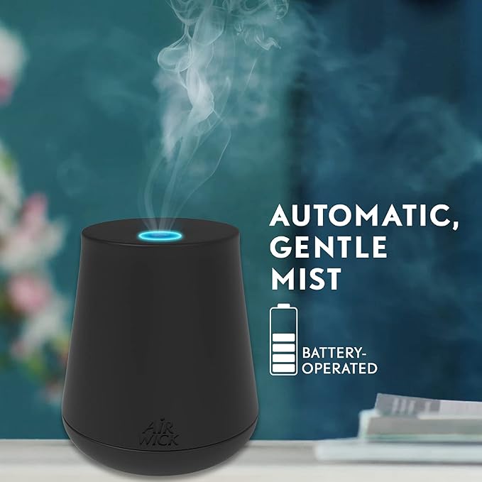 Air Wick Essential Oils Diffuser Mist Refill, Cinnamon and Crisp Apple, 1ct, Air Freshener (RAC98553)