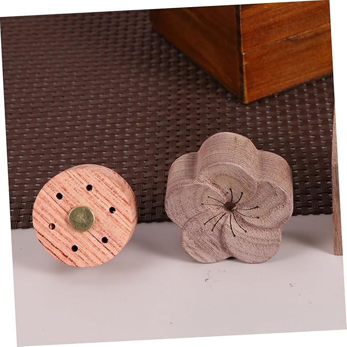 Square Cat Claw Walnut Wood Diffuser Aromatherapy Essential Oil Diffused Wood for Home Office Bedroom Sleep