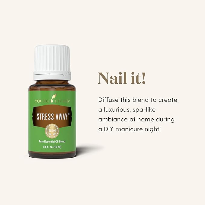 Young Living Stress Away Essential Oil Blend 15ml – Aromatic Oil with Lavender & Cedarwood | Aromatherapy for Relaxation, Diffusers & Home Wellness