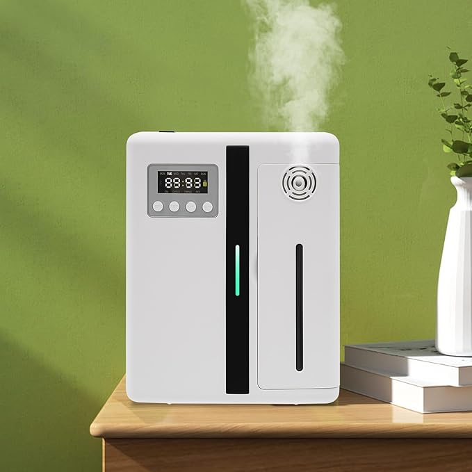 Cold Air Scent Diffuser, 6.7Oz Scent Air Machine with Removable Oil Bottle, 35dB Low Noise Fragrance Machine with Bluetooth, for Home, Hotel, Bar, Club, Store, Vintage Store