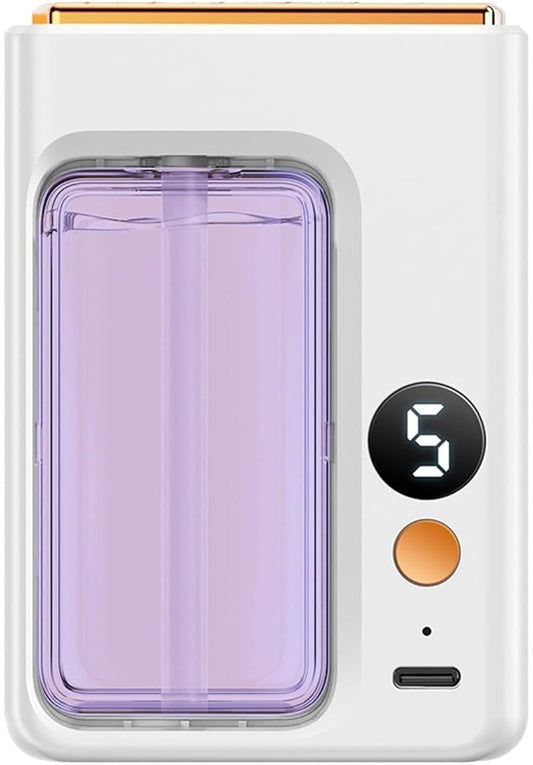 Automatic Aromatherapy Diffuser, Essential Oil Diffusers for Home, Digital Display Version of Aroma Diffuser, Replaceable Scent Diffusers for Home (Lavender)