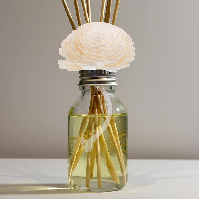 2pcs Aroma Diffuser Flower Replacement with Cotton Wick, Small Artificial Fragrance Flowers for Essential Oil Diffusers, Home and Car Aromatherapy Decor