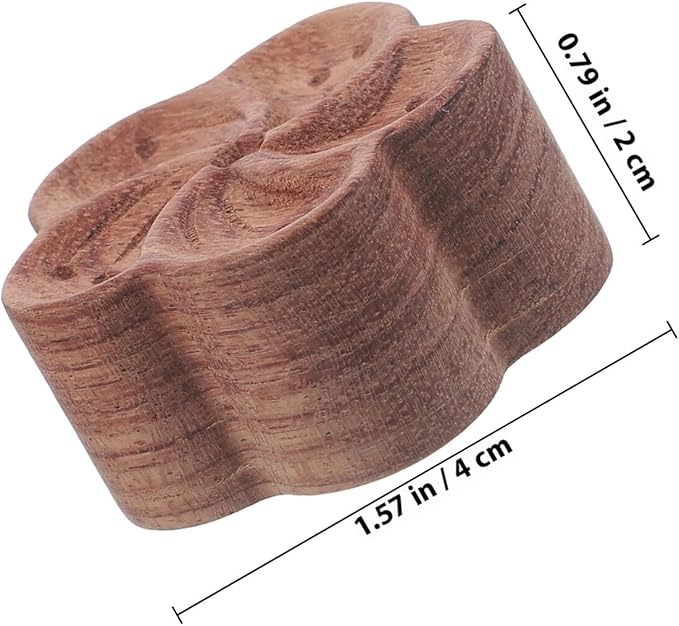 Beaupretty Essential Oil Wooden Diffuser Plumeria Scent Aromatherapy Diffusing Adornment Home and Car Use Lightweight Natural Wood