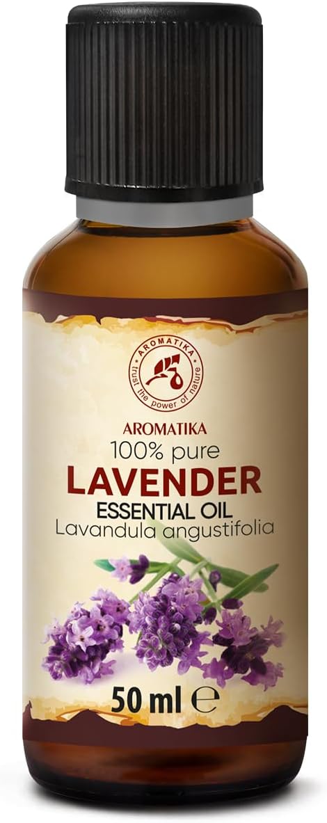 Lavender Essential Oils 1.7 Fl Oz for Diffusers - Aromatherapy - Pure Lavender Oil - Fragrance Oil for Sleep - Skin Care - Body - Hair