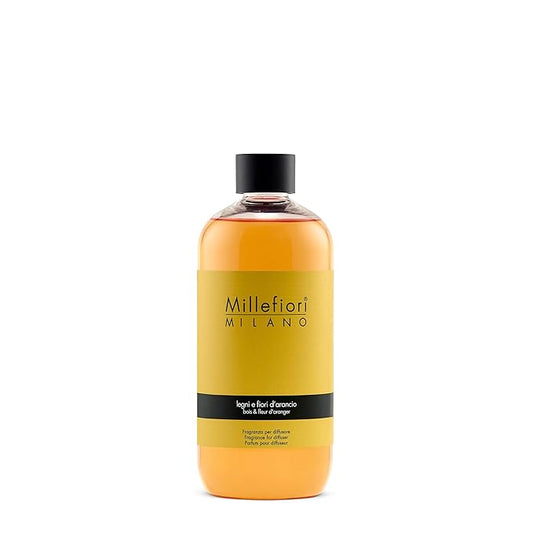 Millefiori Natural Fragrance Diffuser Refill - Legni E Fiori D'Arancio 500ml/16.9oz