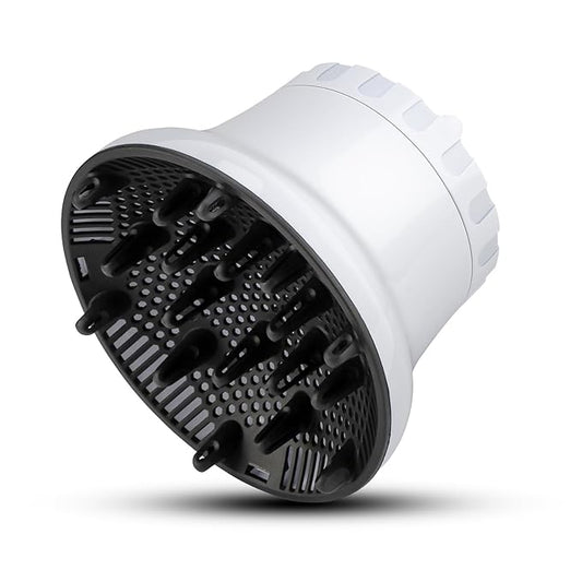 Segbeauty Universal Curly Hair Diffuser, Blow Dryer Diffuser for Wavy Natural Hair, Profession Hair Diffuser Attachment for Dryer Hairdressing Styling Tool Quick Dry Adjustable 1.65-3.15 Inch Nozzle