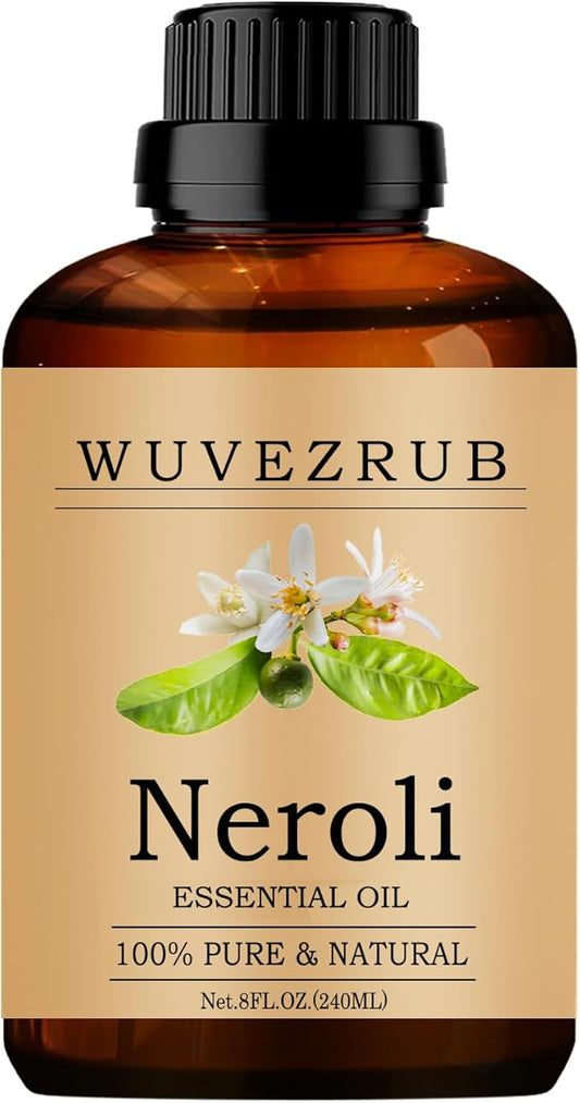 Neroli Essential Oils 240ML, Pure Neroli Essential Oil for Aromatherapy Diffuser - 8 Fl Oz