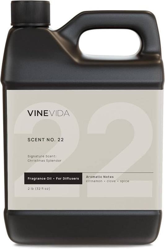 VINEVIDA [32 Fl Oz ] Christmas Splendor Fragrance Oil for Cold Air Diffusers, Essential Oils for Diffuser Oil Refill & Air Freshener Room Spray