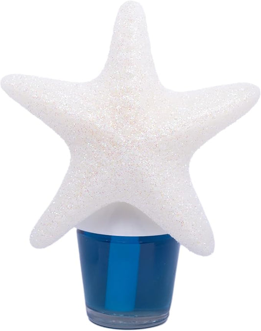 Scentsationals Plug in Decor Heater - Shimmering Starfish - Fragrance Oil Air Freshener for Continuous Scent in Home and Bathroom