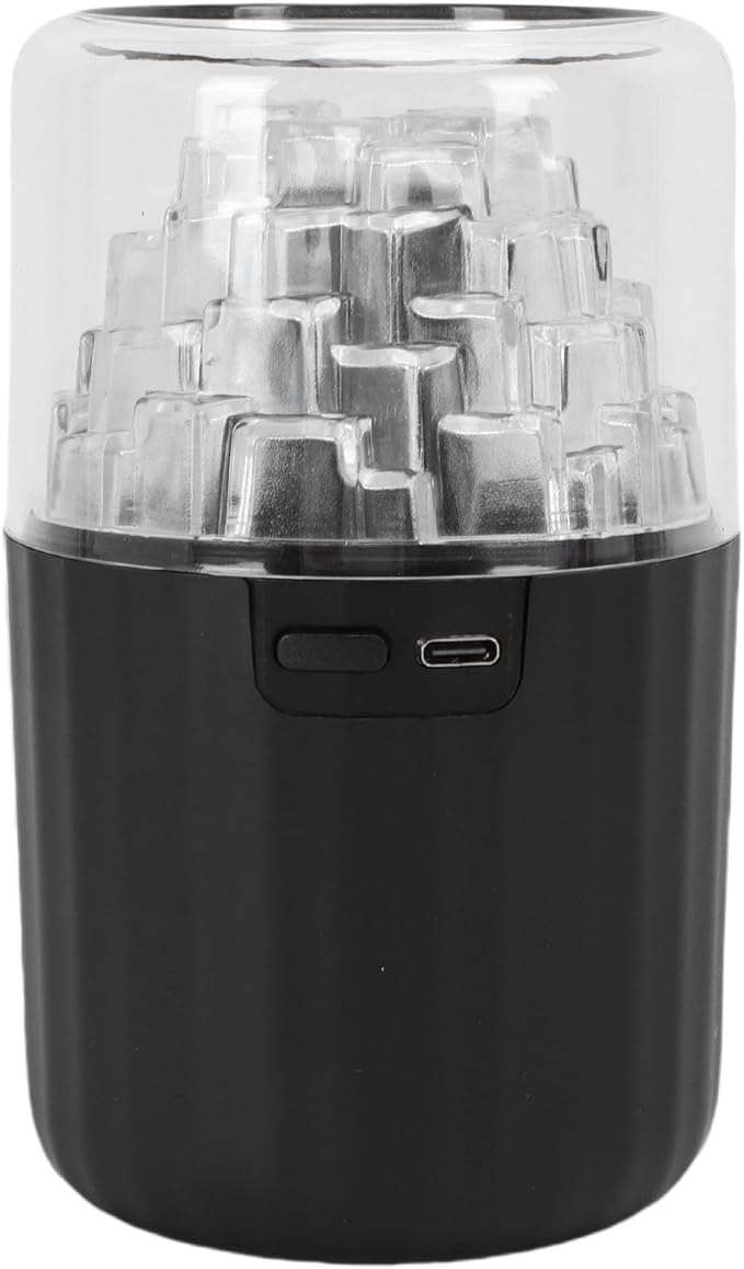 Zerodis Car Diffuser Humidifier Diffusers Essential Oil with Ambient Light Mini Portable Mist Maker with Dual Spray Modes Auto Shut Off for Car Home Office Bedroom (Black)