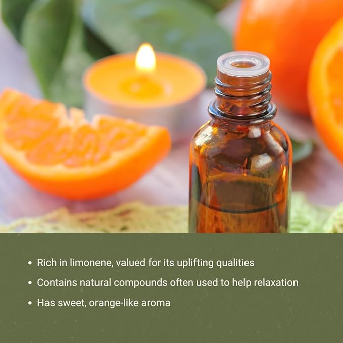 Pure Mandarin Essential Oils - Essential Oils for Diffusers Aromatherapy & Humidifiers (2LB)- Promotes Rest & Wellness | Natural Cold-Pressed