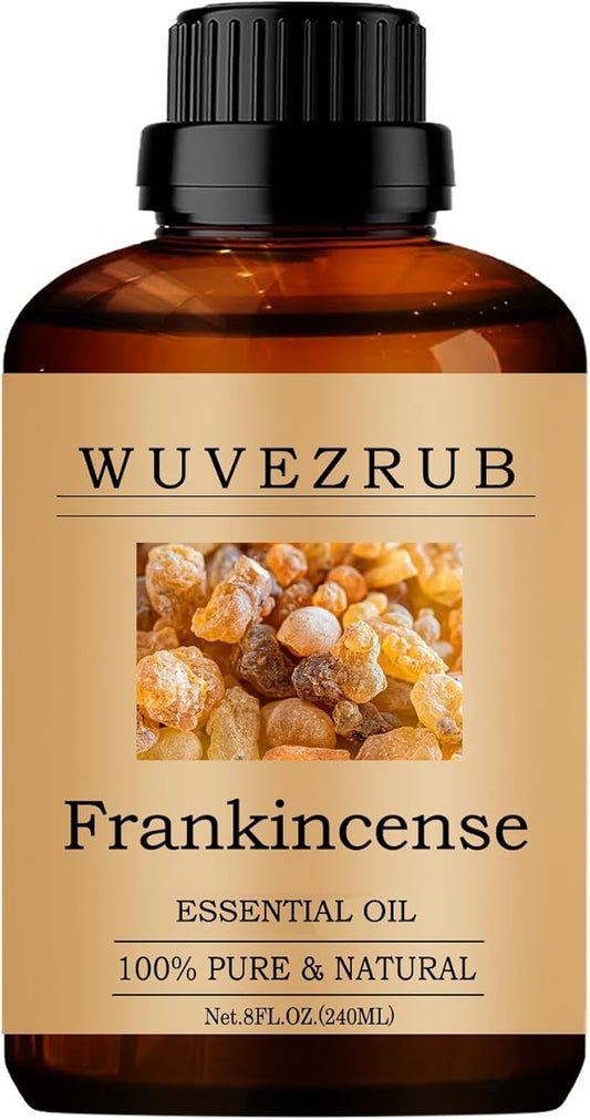 Frankincense Essential Oils, 240ML Pure and Natural Essential Oil for Aromatherapy Diffuser - Frankincense /8 Fl Oz