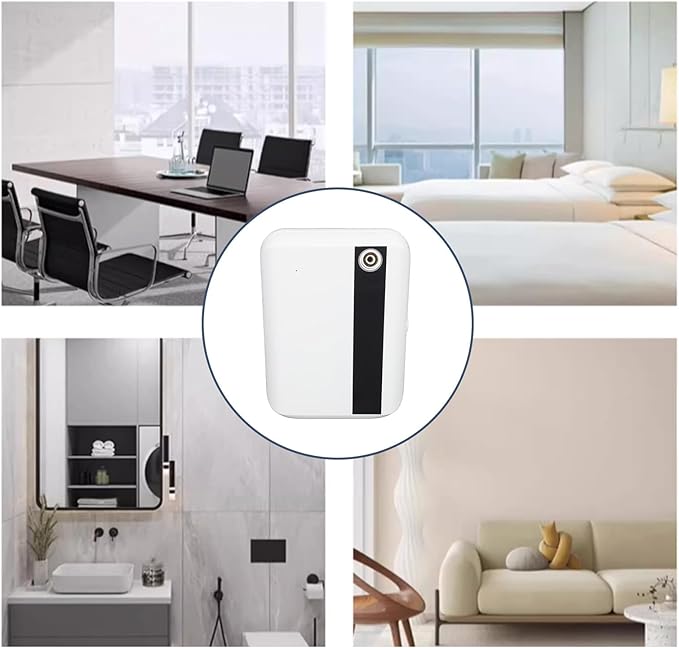 Haofy Smart Scent Diffuser 500ml Capacity Automatic Essential Oil Aromatherapy Machine with Two Fluid Atomization for Hotel Lobby Spa Center Yoga Studio (US Plug 100 to 240V)