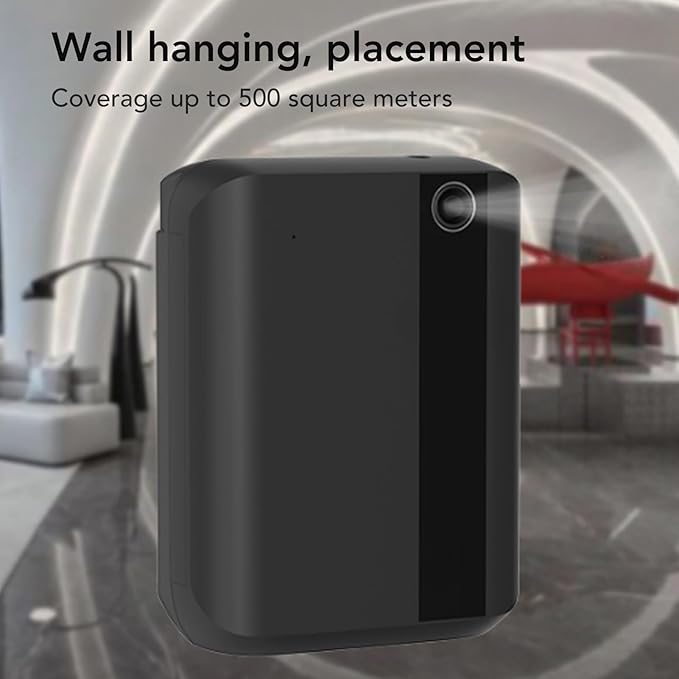 Haofy Smart Scent Diffuser 500ml Capacity Automatic Essential Oil Aromatherapy Machine with Two Fluid Atomization for Hotel Lobby Spa Center Yoga Studio (US Plug 100 to 240V)