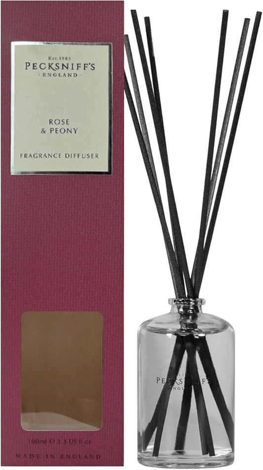 Pecksniff's Rose & Peony Diffuser | 200 ml/6.76 Fl Oz