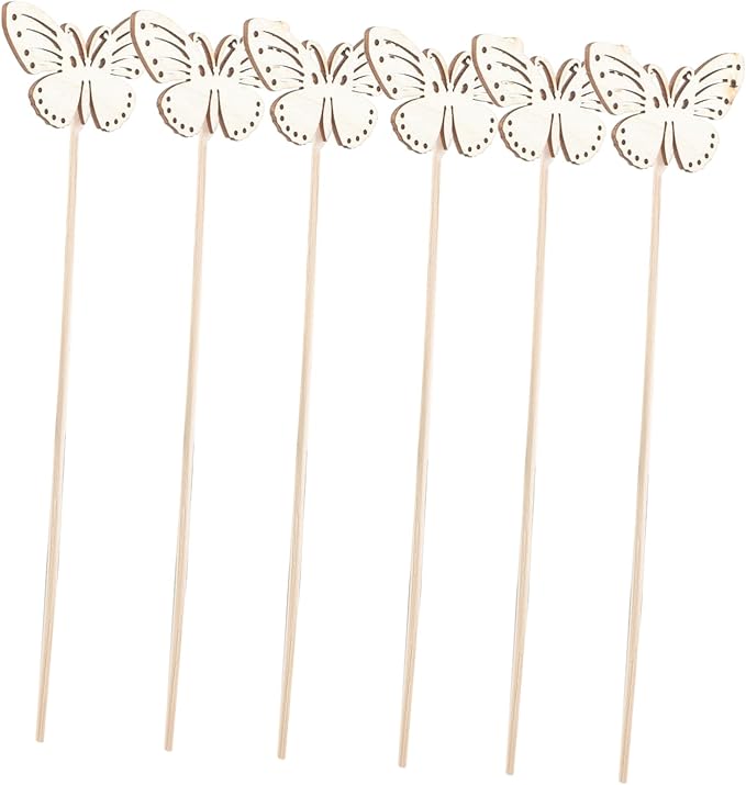 10pcs Butterfly Diffuser Sticks Wood Aroma Diffuser Accessories for Home Decoration Aromatherapy Reeds Decorative Craftsmanship