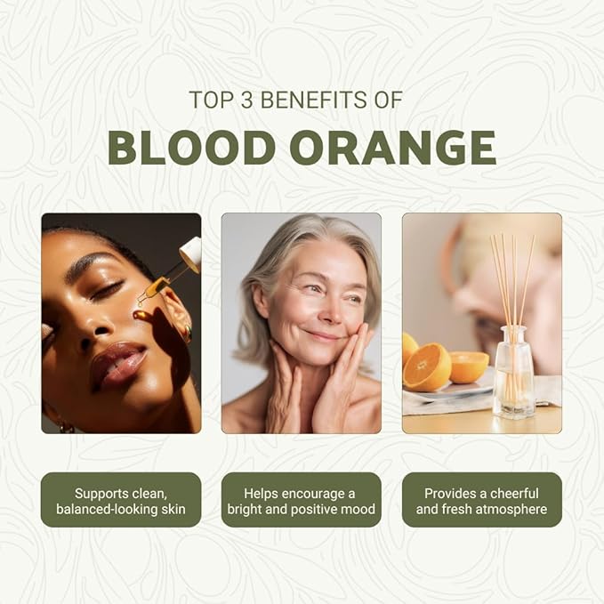 Blood Orange Essential Oil - Direct from Citrusmade in Sicily - Pure Essential Oil for Diffusers and Aromatherapy - Natural Citrus Scent | 100% Pure Therapeutic Grade (15ml)
