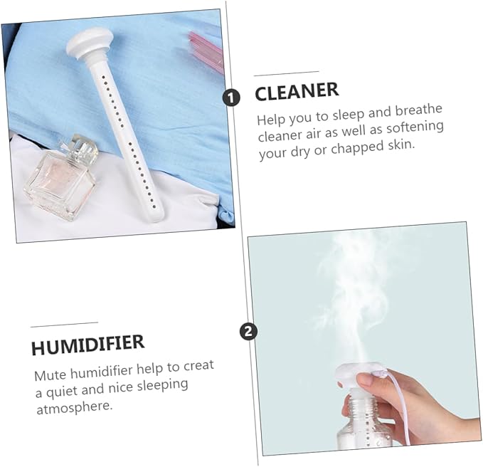 Portable USB Humidifier for Home and Car Small Mist Diffuser 500ml Capacity Material for Travel and Office Use