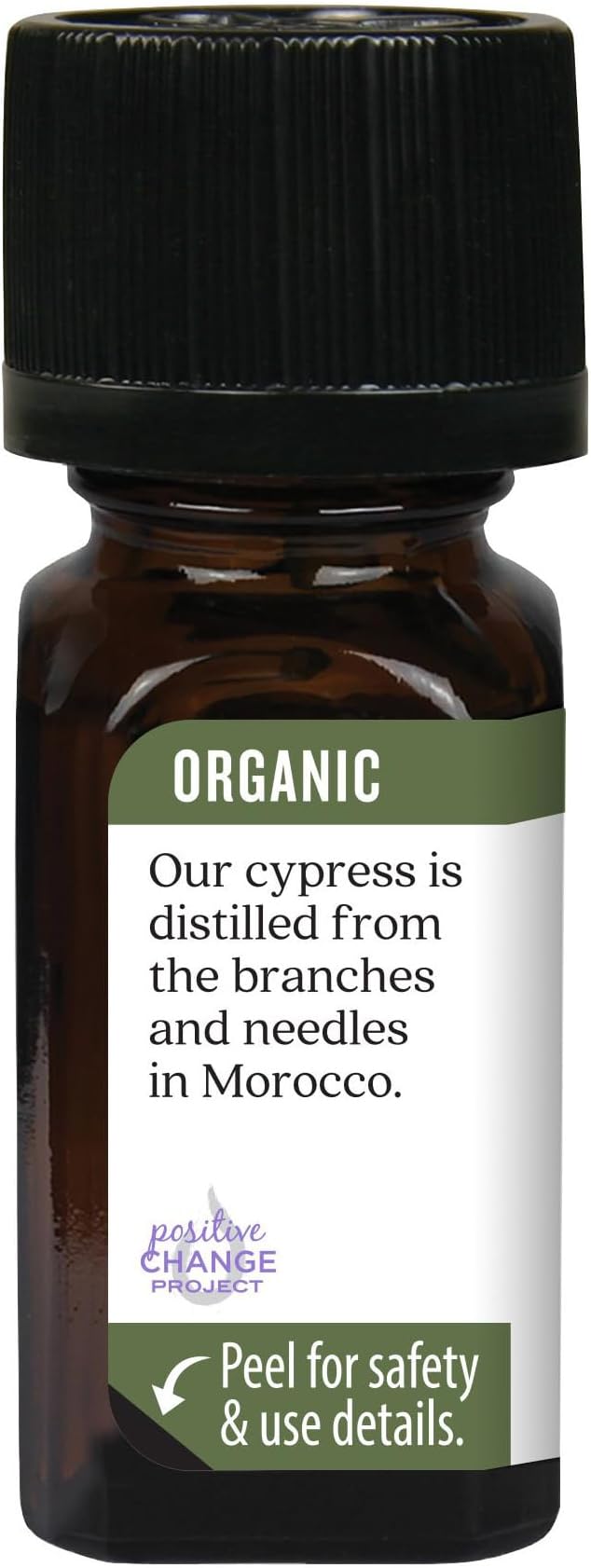 Aura Cacia Organic Cypress Essential Oil, Pure Cupressus Sempervirens Oil, Aromatherapy for Home, Body Care, DIY Blends | 0.25 Fl Oz (Pack of 1)