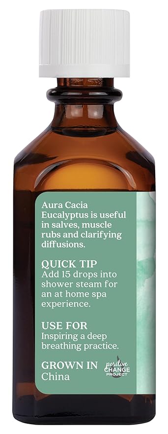 Aura Cacia Eucalyptus Essential Oil, 2 Ounce