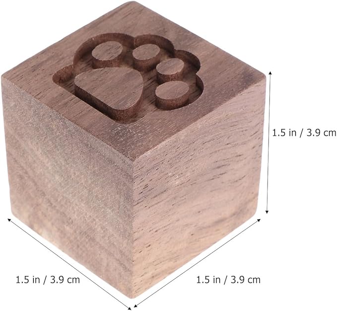 Square Cat Claw Walnut Wood Essential Oil Diffuser Aromatherapy Wood for Bedroom Home Office Sleep Refreshing