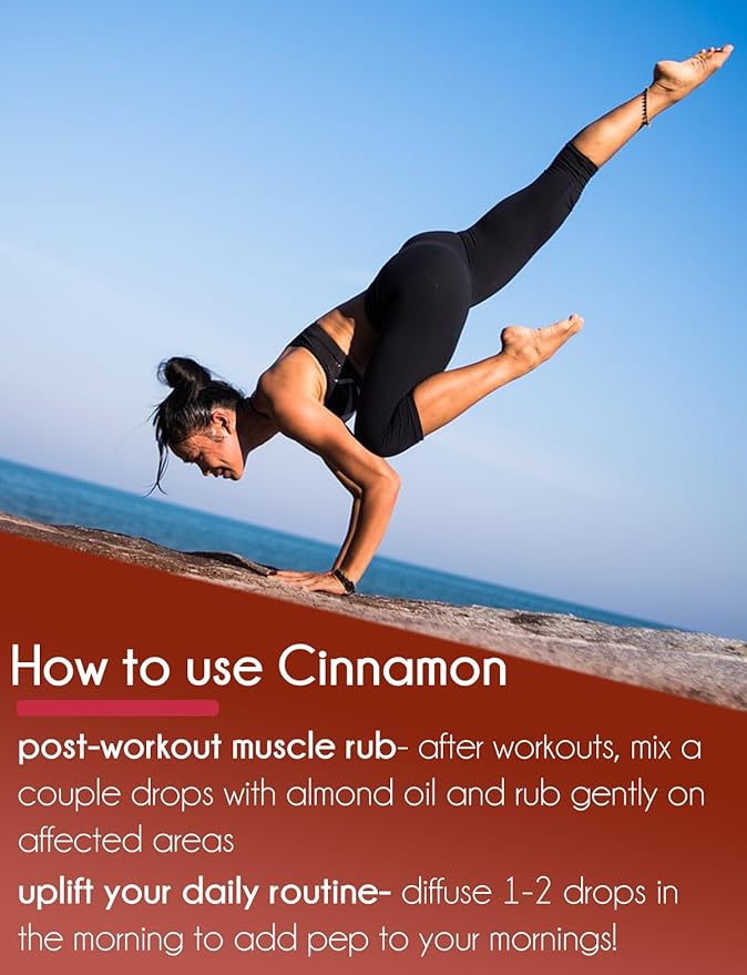 Cinnamon (Cassia) Essential Oil – 8 fl oz (237 ml) Aluminum Bottle w/Plug Cap – 100% Pure Essential Oil - GreenHealth