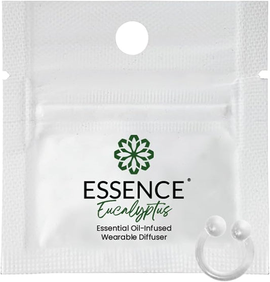 HONÉ Essence Wearable Aromatherapy Nasal Diffuser – Eucalyptus Essential Oil Nose Ring Silicone Inhaler for Stress & Mood Support - Made in USA & Travel-Friendly