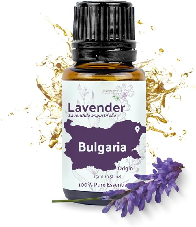 Lavender Oil - Bulgarian Essential Oils - Lavender Diffuser - Pure Therapeutic Grade (15ml)