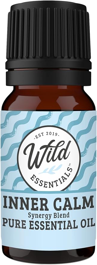 Wild Essentials Celtic Cross Aged Brass Necklace Essential Oil Diffuser Kit, Lavender, Lemongrass, Peppermint, Orange Oils, 12 Pads, Calming Aromatherapy Gift Set, Customizable Color Changing, Perfume