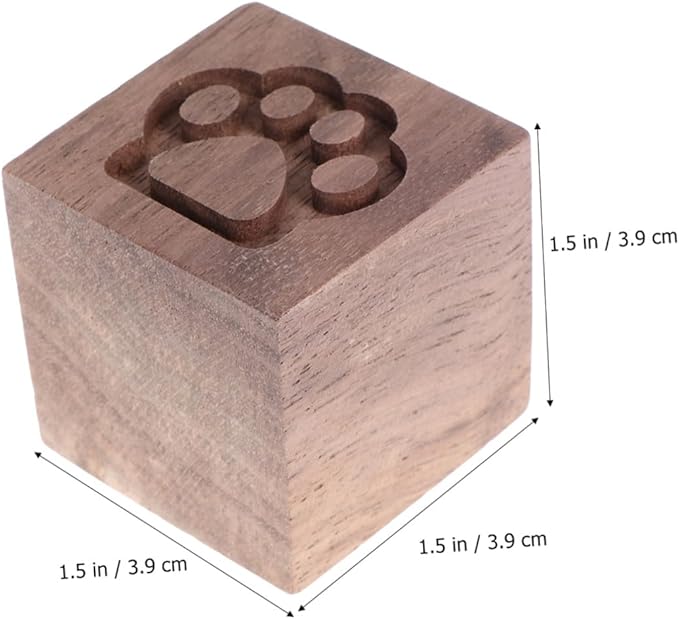 Square Cat Claw Walnut Wood Diffuser Aromatherapy Essential Oil Diffused Wood for Home Office Bedroom Sleep