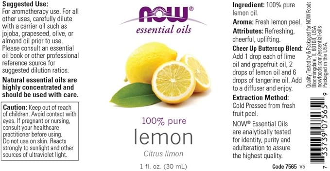 Now Foods 3-Pack Variety of Now Essential Oils Citrus Blend - Orange, Tangerine, Lemon