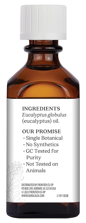 Aura Cacia Eucalyptus Essential Oil, 2 Ounce