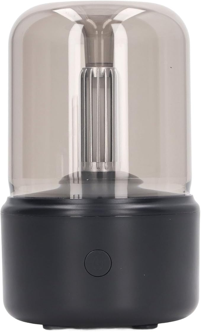 Dioche Essential Oil Diffuser Candlelight Humidifier - Low Noise USB Essential Oil Diffuser with 120ml Capacity & LED Night Light for Home Relaxation