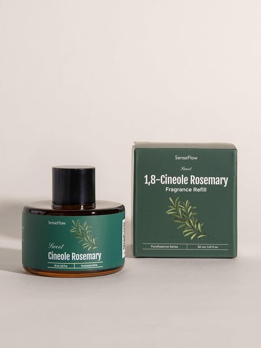 Essential Oil Refill 1.02oz/30ml for SF101/SF101S Waterless Aromatherapy Diffuser, Covers 1000 Sq Ft, 120-Day Natural Scent 1 Pack,Cineole Rosemary