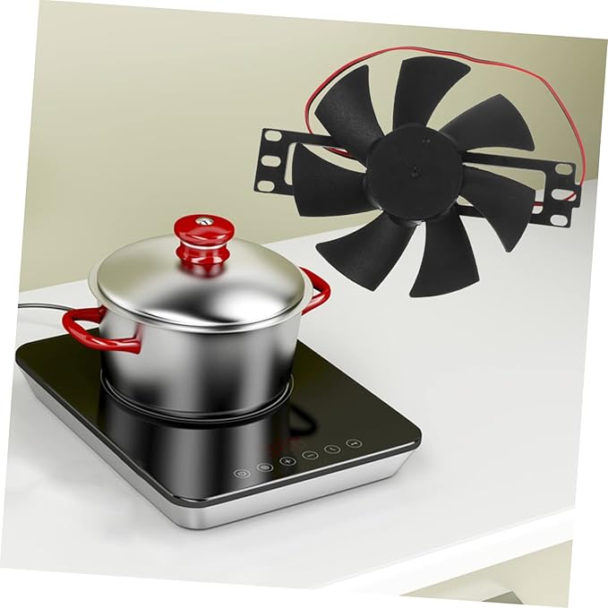 OUNONA Induction Cooker Fan Small Ventilation Fan for Stove Dc Replacement for Induction Cooker